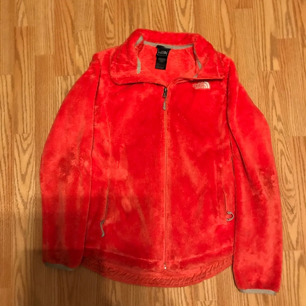 The North Face fleece jacket (orange/salmon)